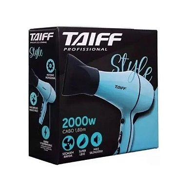Secador Taiff Style 2000w Mais Silencioso 110v