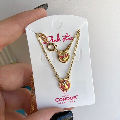 Escapulário Folheado a Ouro