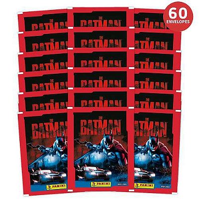 Kit de Figurinhas The Batman - Contém 60 envelopes (300 Cromos)