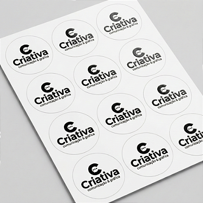 Adesivo Vinil - 100 Unidades