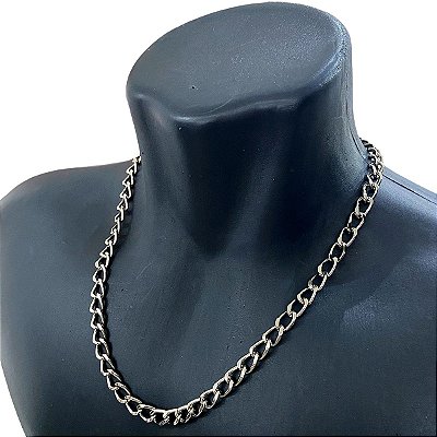 Corrente Masculina Aço Cirúrgico Grosso