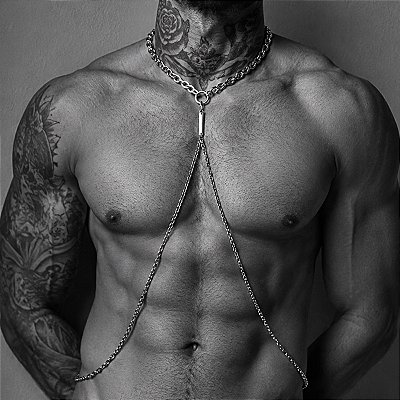 Colar de Corpo Body Chain Masculino Prometheus