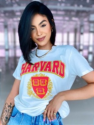 T-Shirt "Havard" - 100% Algodão Fio 30.1
