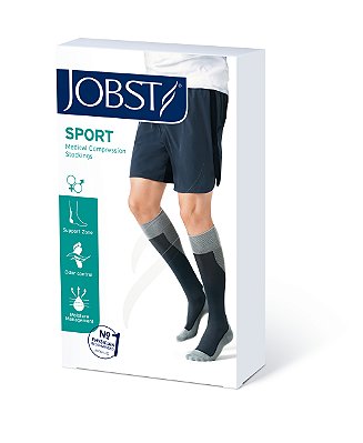 Panturrilha - Sport - Jobst - 20-30 mmHg - Fechada - Rosa