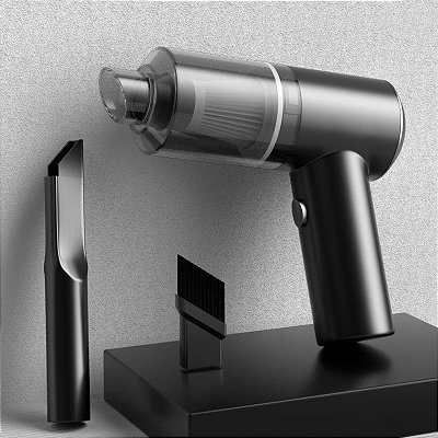 Aspirador de Pó Portátil Sem Fio Automotivo, Sofá e Cantos