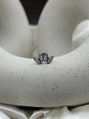 Labret cluster navete - titânio