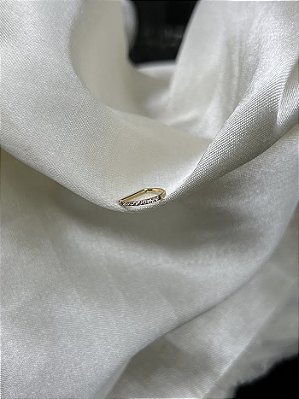 D-Ring Zircônias cravejadas Titânio