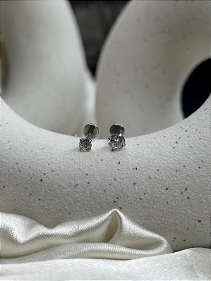 Labret zircônia - Titânio