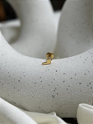 Labret mini Raio PVD Gold- Titânio