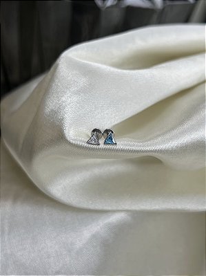 Labret triangulo zircônia- Titânio