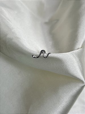 Piercing cobra zircônia - Titânio