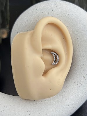 Labret Lua zircônia -Titânio