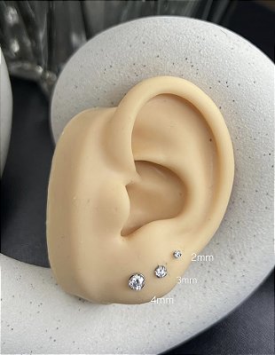 Labret zircônia novo - Titânio