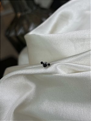 Labret mickey black titânio