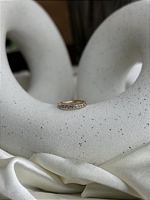 Argola Elisabeth I - Ouro 10mm