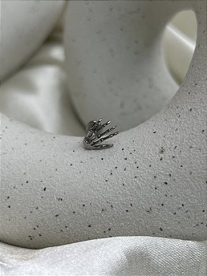 Piercing mão caveira-Titânio