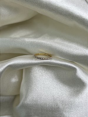 Segmento articulado Perola- PVD Gold -TITANIO