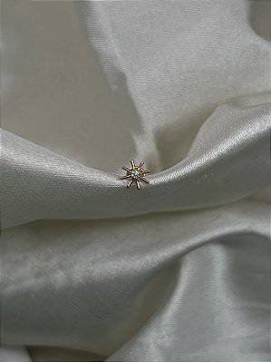 Labret estrela - Titânio gold