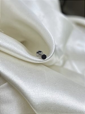 Piercing disco liso 2mm - Titânio