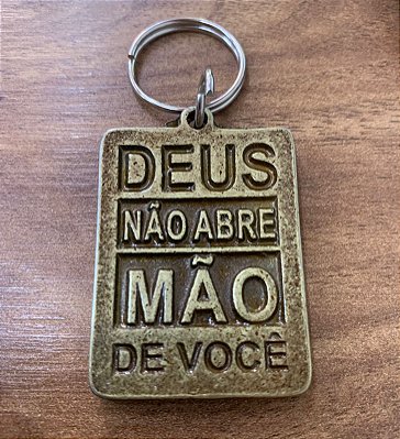 CHAVEIRO ESTÂNCIA PARAÍSO - "DEUS NÃO ABRE MÃO DE VOCÊ"