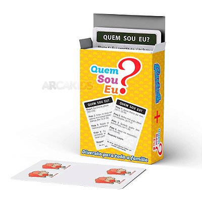 JOGO DE CARTAS EVANGÉLICO - QUEM SOU EU + QUICK GAME