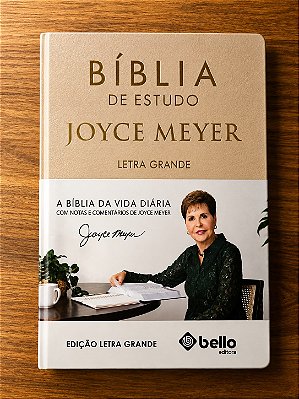 BÍBLIA DE ESTUDO JOYCE MEYER - DOURADA