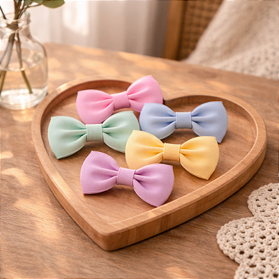 Kit 5 Laços Gravatinha Clássicos