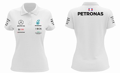 Polo Feminina Mercedes AMG Petronas Lewis Hamilton