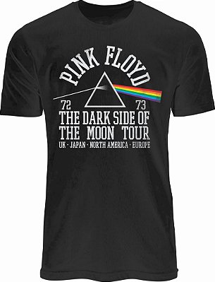 Camisa Pink Floyd Dark Side Tour 72/73