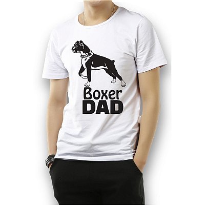 Camiseta Pai de Cachorro Boxer