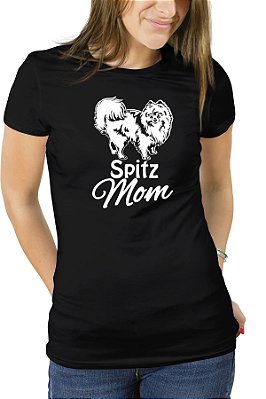 Camiseta Mãe de Cachorro Spitz Alemão