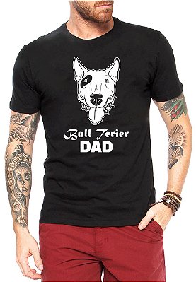 Camiseta Pai de Cachorro Bull Terrier