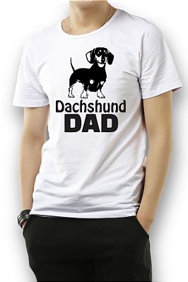 Camiseta Pai de Cachorro Dachshund