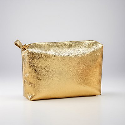 Necessaire Soft MOD P.U. Laminado GOLD