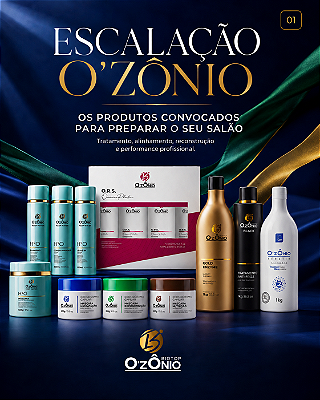 Seleção O’zÔnio para Tratamento Capilar Profissional