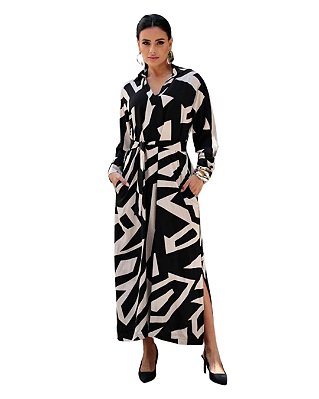 Vestido Ana Estampado Slim