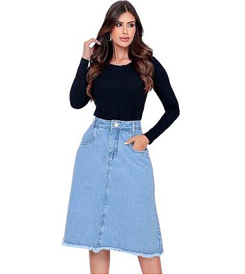 Saia Jeans Godê