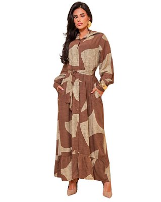 Chemise Paola Estampado Viscolinho
