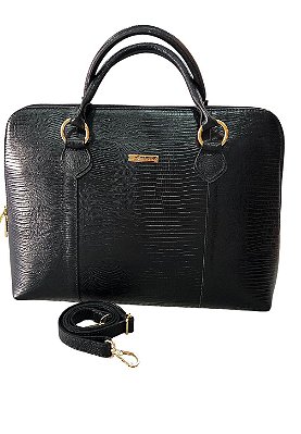 Pasta Executiva Notebook Feminina Couro