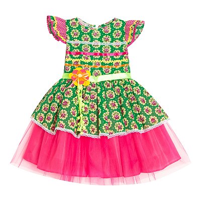 Vestido Junino Flores