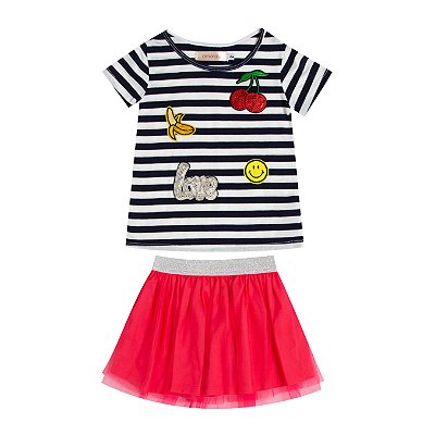 Conjunto Bordadinhos Pink