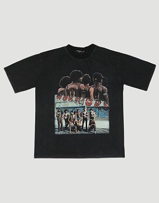 Camiseta Vintage Oversized "Warriors"