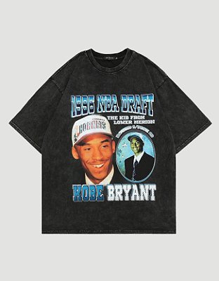 Camiseta Oversized Vintage Bootleg NBA Draft Kobe