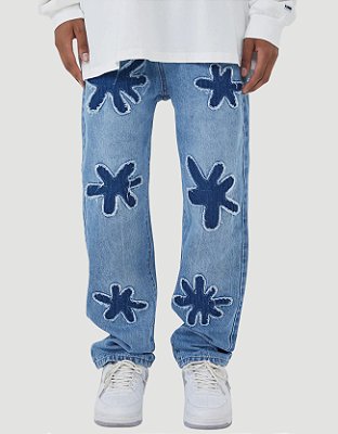 Calça Jeans Azul Sewn Cosmo