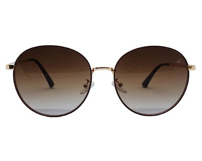 Óculos de Sol Ferrovia Metal Feminino Proteção UVA e UVB