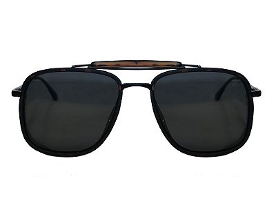 Óculos de Sol Masculino Ferrovia Metal Proteção UVA e UVB