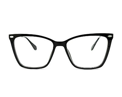 Óculos de Grau Ferrovia Estilo Gatinho Acetato