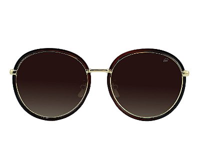 Óculos de Sol Redondo Proteção UVA e UVB - Ferrovia Eyewear