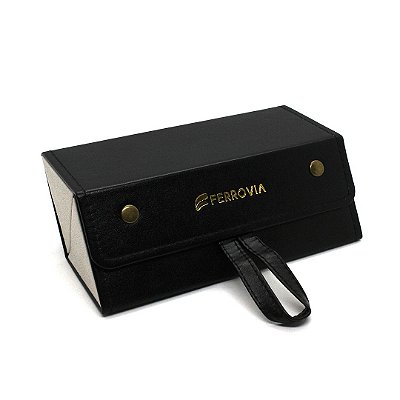 Case Dupla em Couro Ferrovia Eyewear