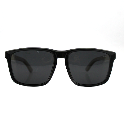 Óculos de sol Ferrovia- PTP7412 - Preto com haste esverdeada